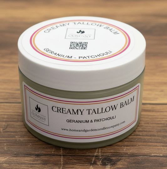 Geranium & Patchouli Creamy Tallow Balm