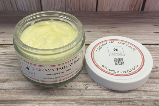 Geranium & Patchouli Creamy Tallow Balm