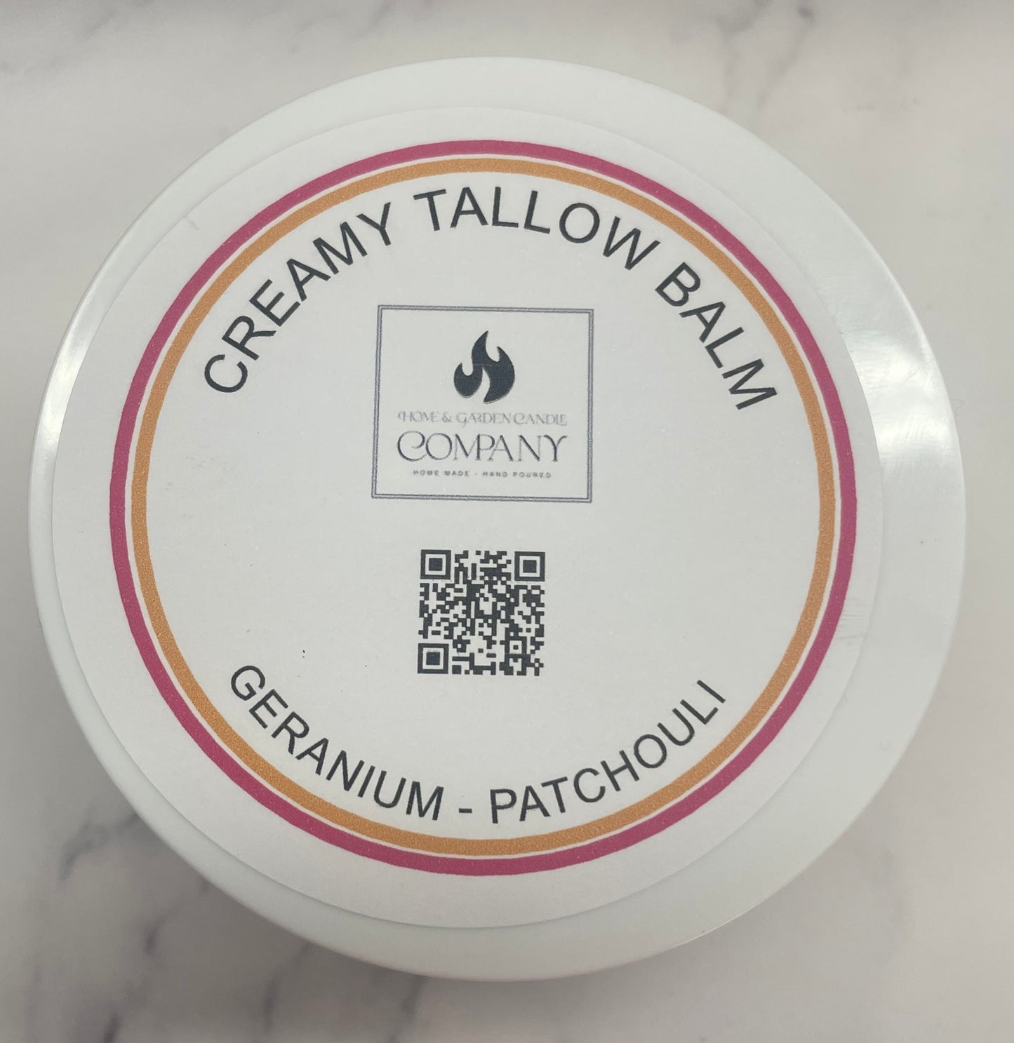 Geranium & Patchouli Creamy Tallow Balm