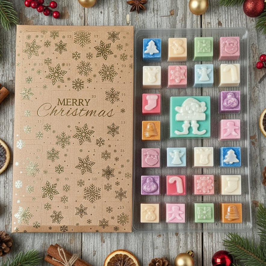 Christmas Wax Melt Advent Calendar (Kraft)
