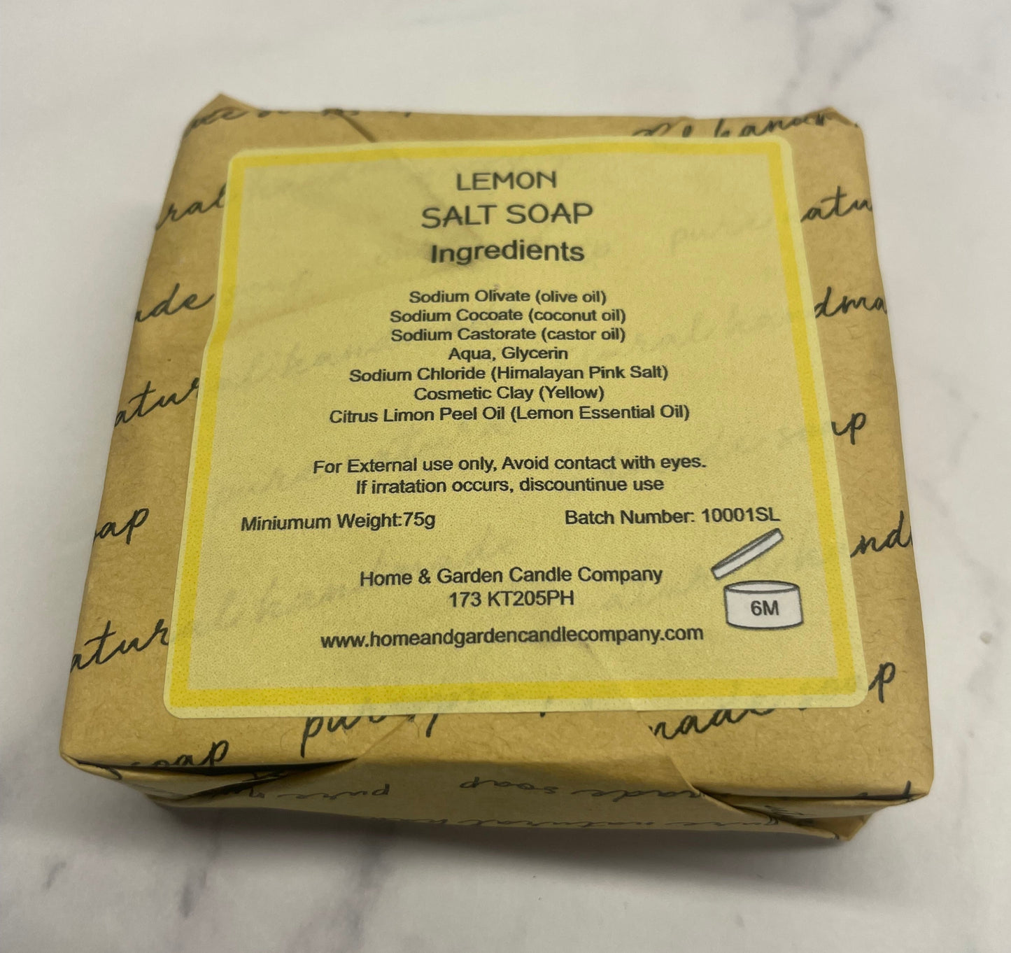 Lemon Salt Soap