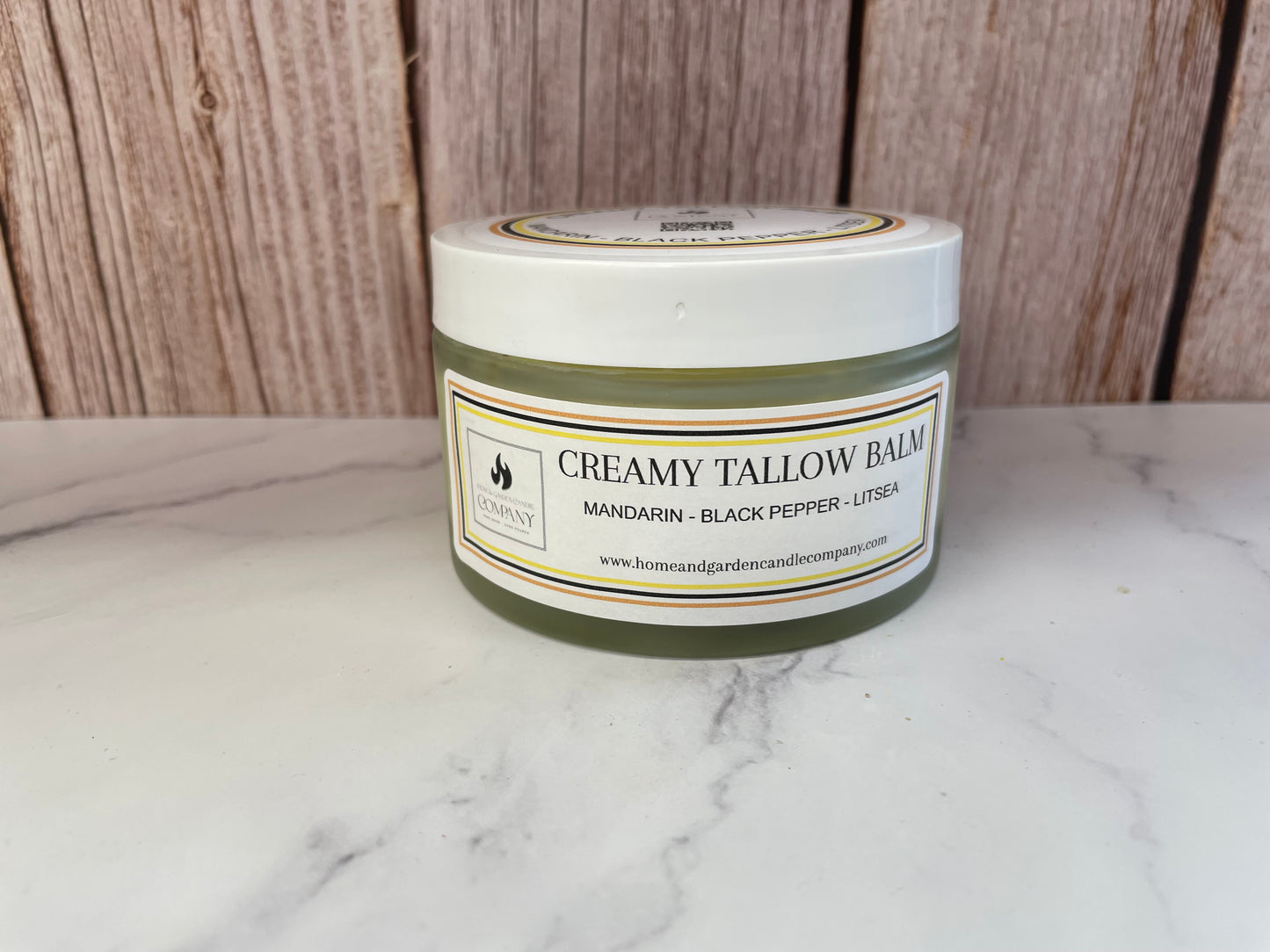 Mandarin, Black Pepper & Litsea Creamy Tallow Balm