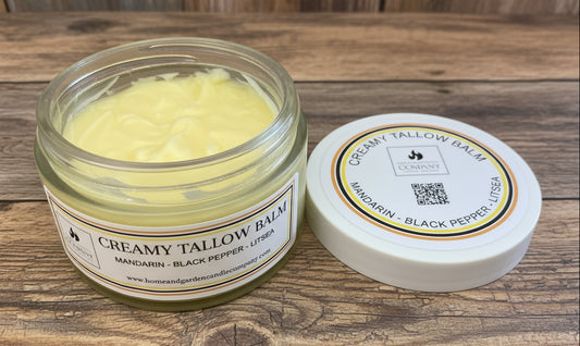 Mandarin, Black Pepper & Litsea Creamy Tallow Balm