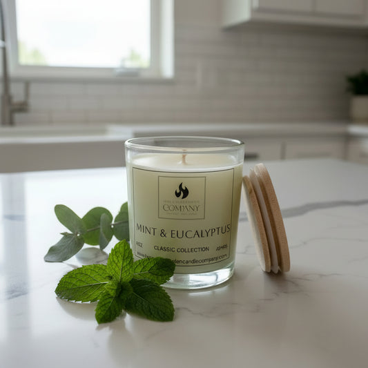 Mint & Eucalyptus Scented Candle
