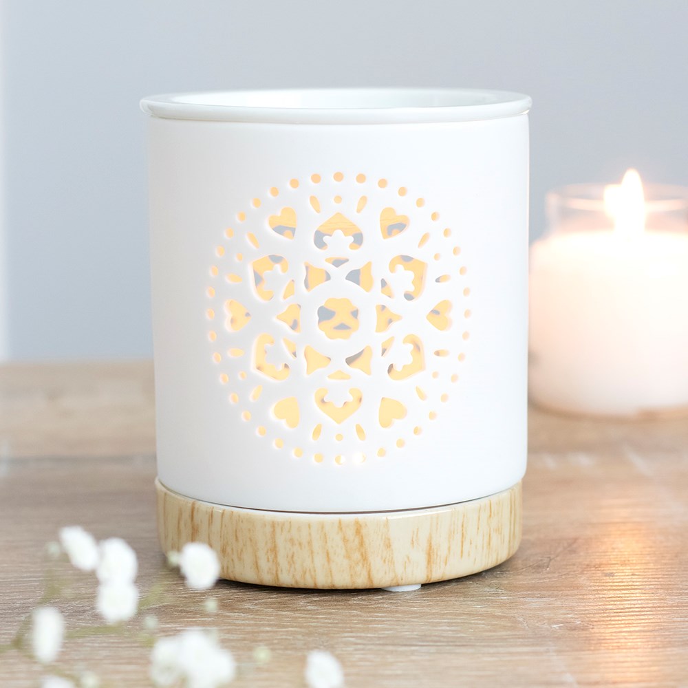 Mandala Pattern Wax Melt Burner
