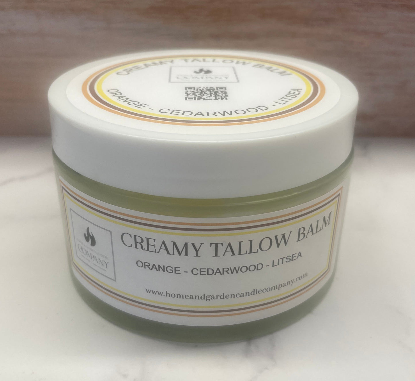 Orange, Cedarwood & Litsea Creamy Tallow Balm
