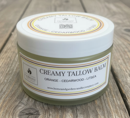 Orange, Cedarwood & Litsea Creamy Tallow Balm