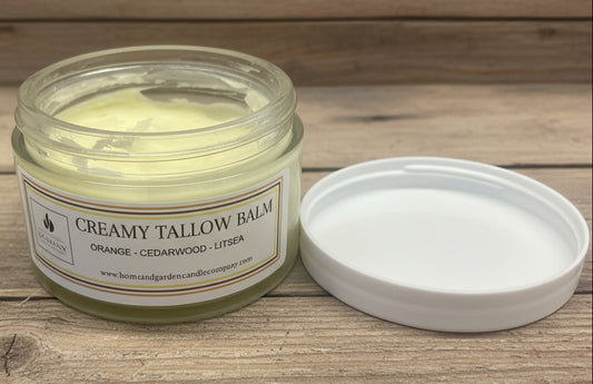 Orange, Cedarwood & Litsea Creamy Tallow Balm
