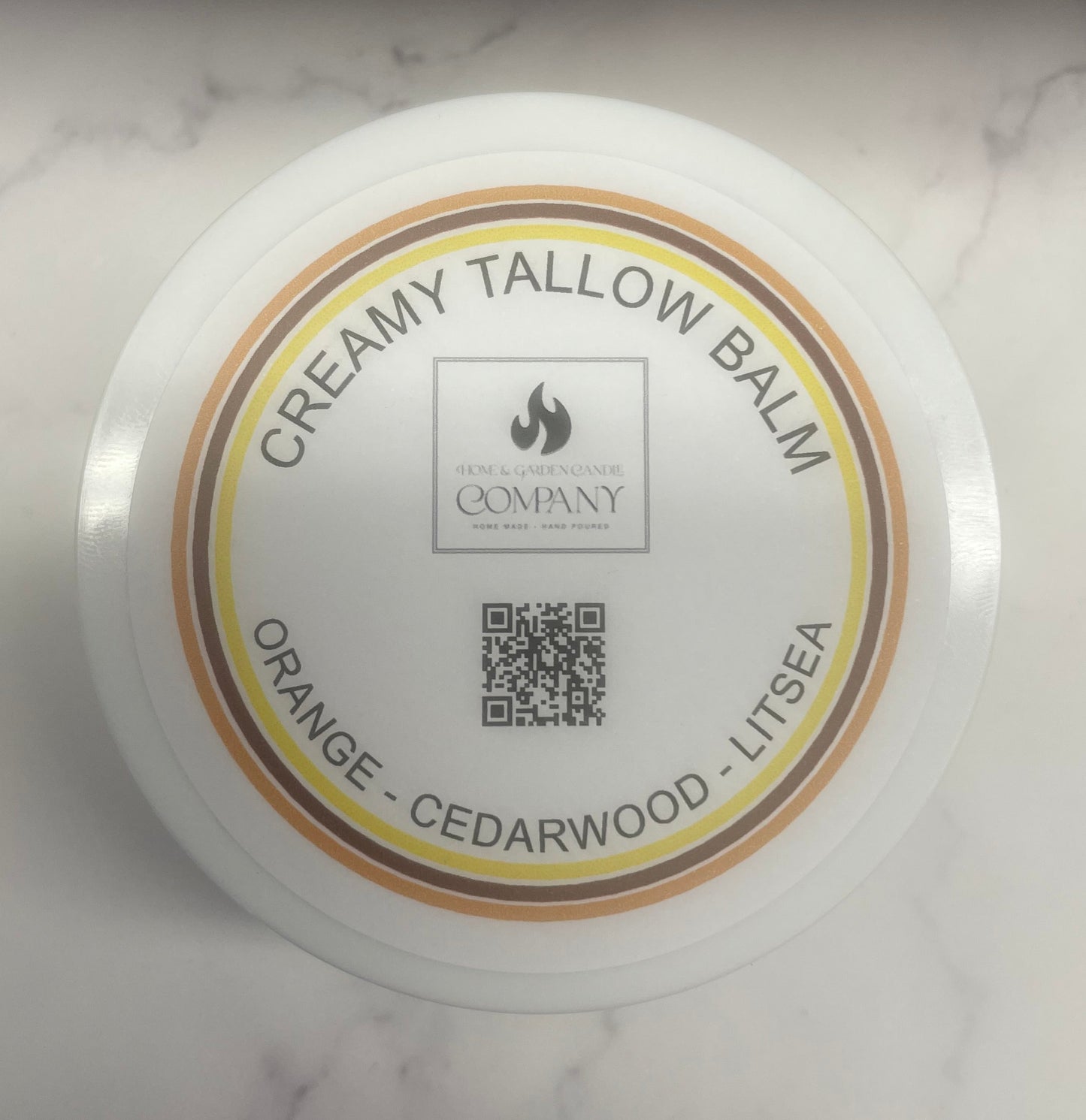 Orange, Cedarwood & Litsea Creamy Tallow Balm