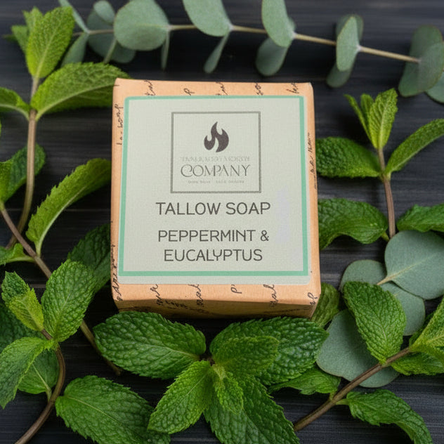 Eucalyptus & Peppermint Tallow Soap