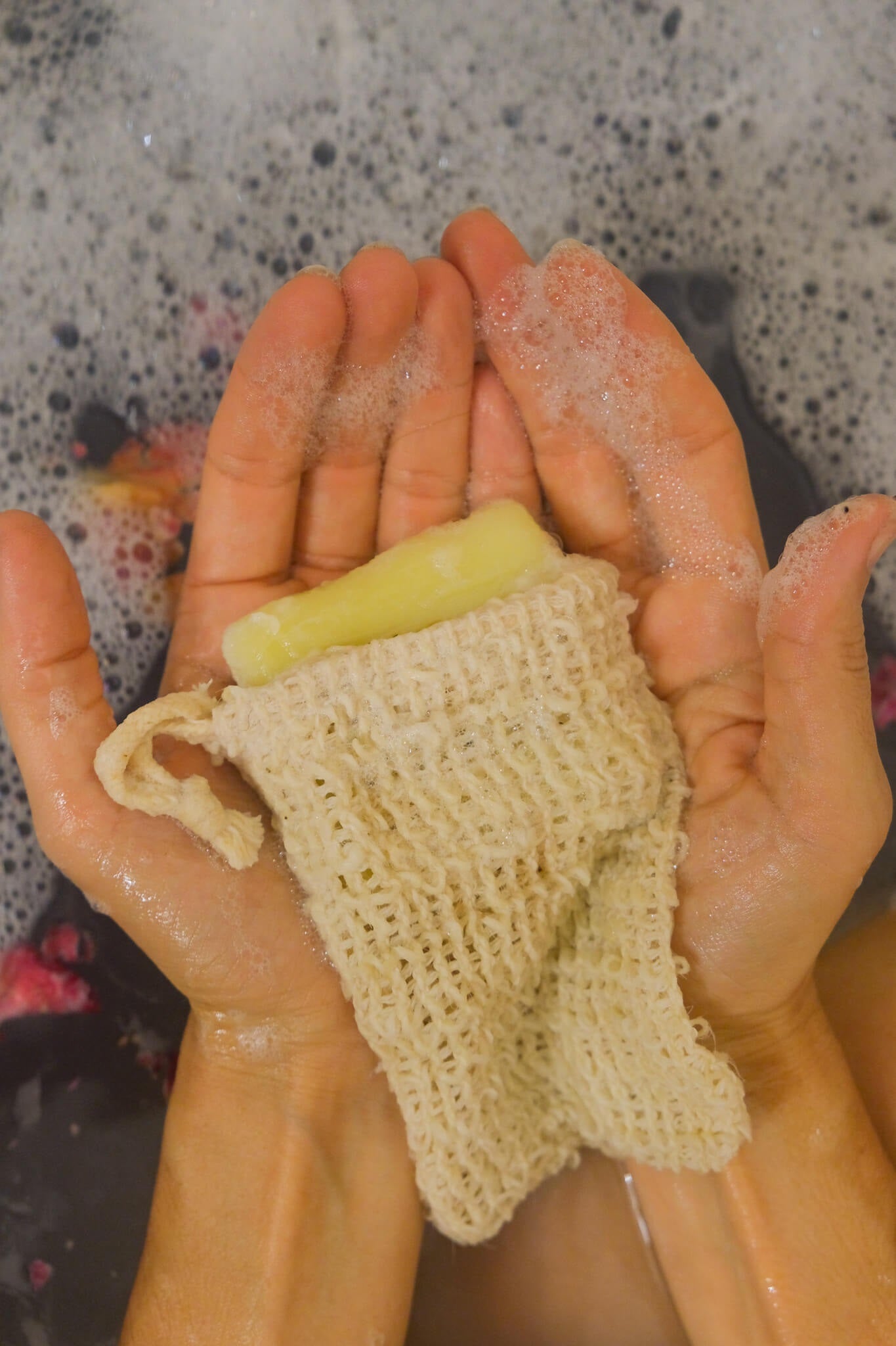 Exfoliating Soap Bag
