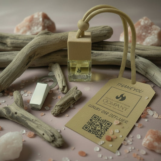 Driftwood and Rock Salt Car Diffuser