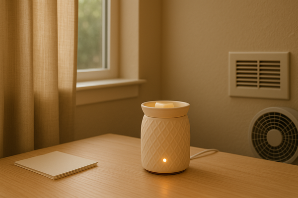 Keep wax burner away from drafts and flammable materials
