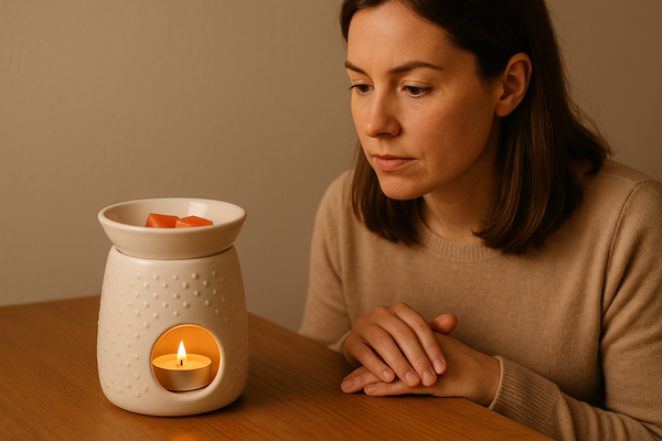 Never leave wax burner unattended