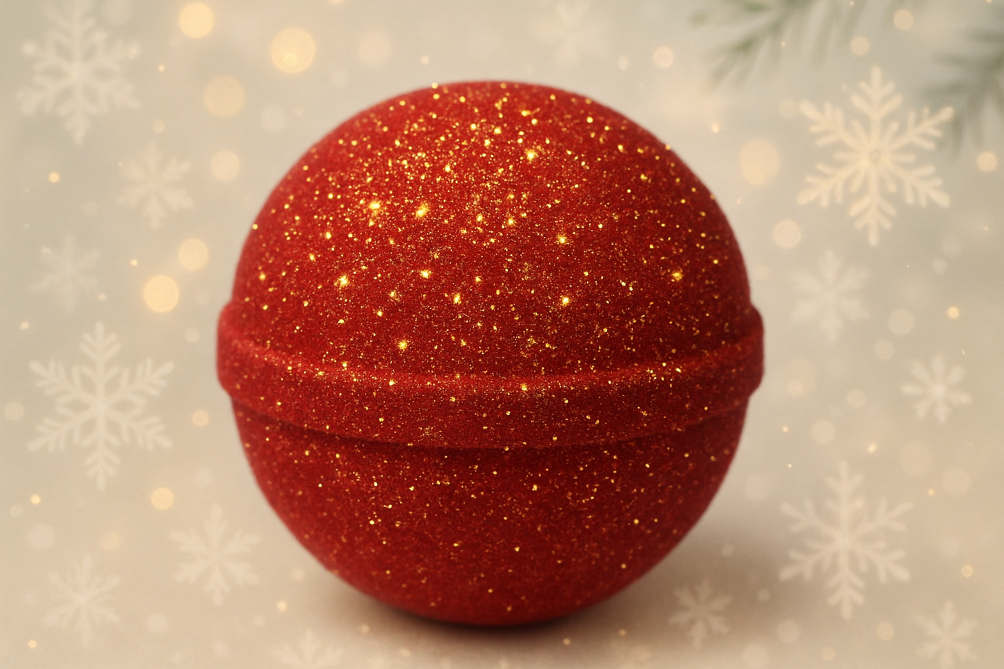 with gold glitter