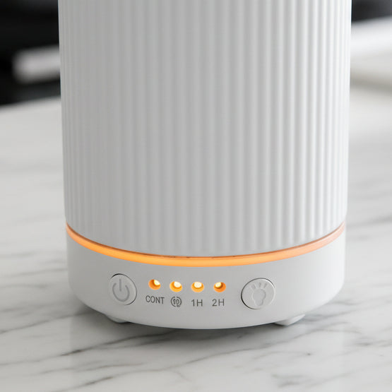 Electric Ceramic Square Ribbed Diffuser