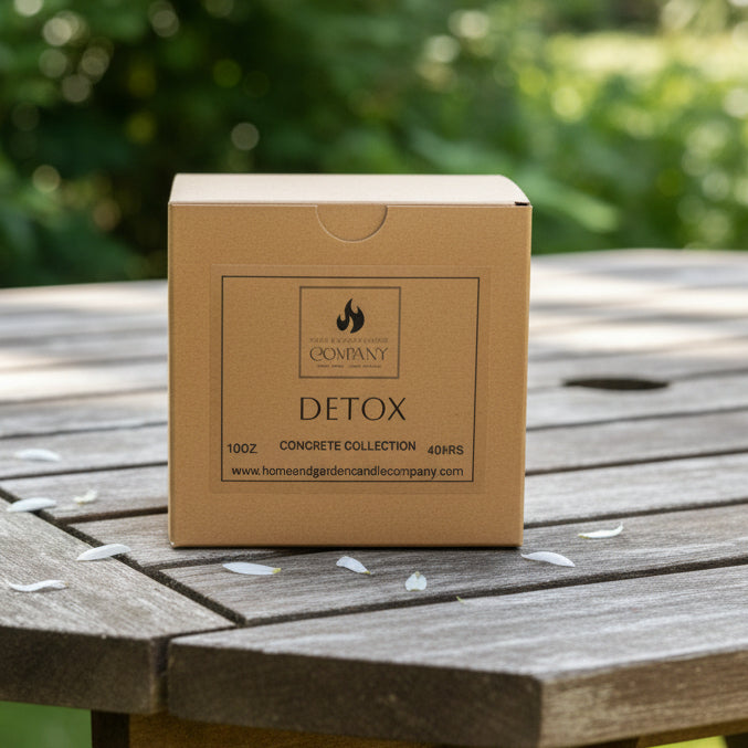 Detox Well-Being Scented Concrete Candle 10oz