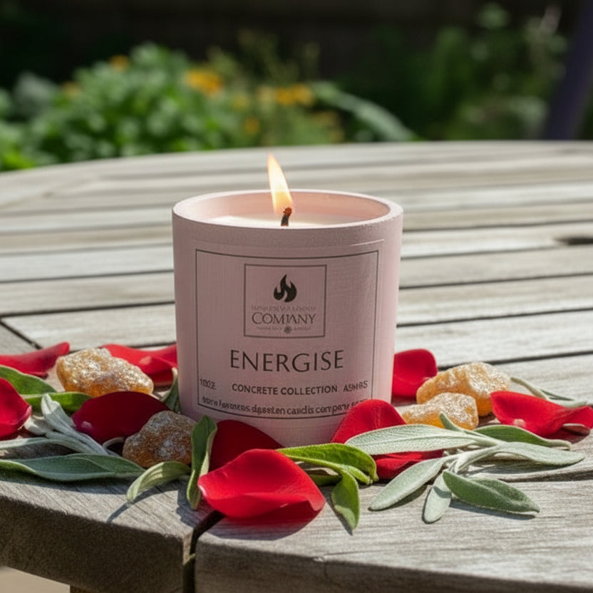 Energise Well-Being Scented Concrete Candle
