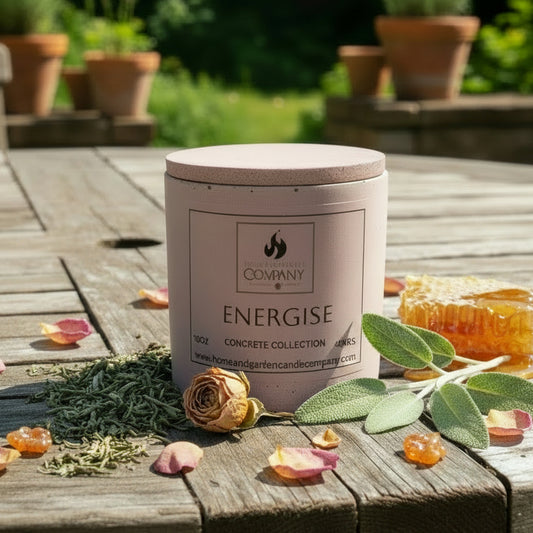 Energise Well-Being Scented Concrete Candle