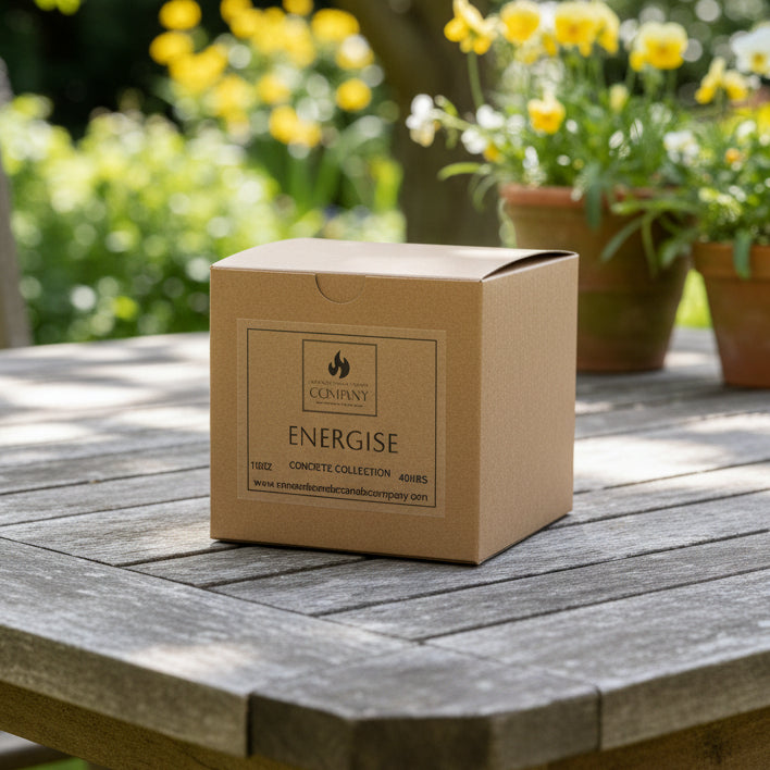 Energise Well-Being Scented Concrete Candle