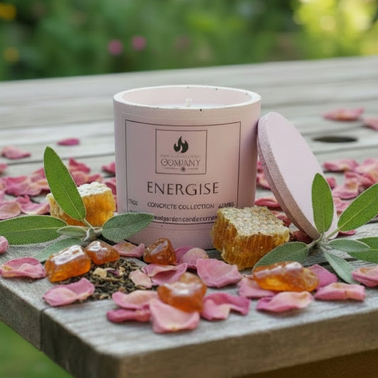Energise Well-Being Scented Concrete Candle
