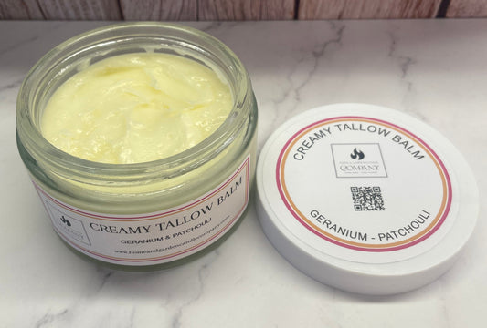 Geranium & Patchouli Creamy Tallow Balm