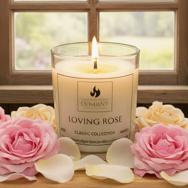 Rose Scented Candle