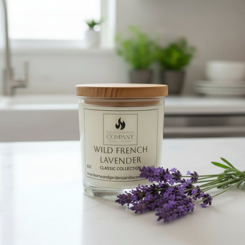 Wild French Lavender Scented Candle