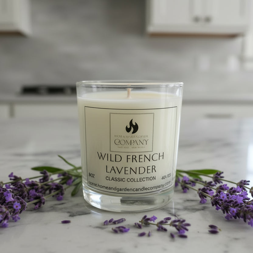 Wild French Lavender Scented Candle