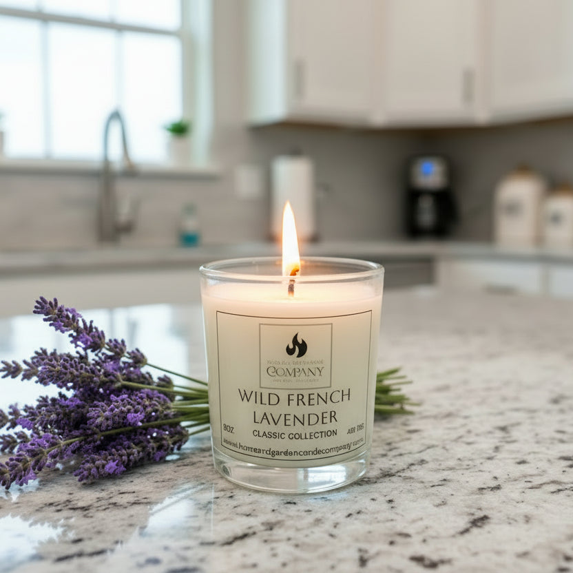 Wild French Lavender Scented Candle
