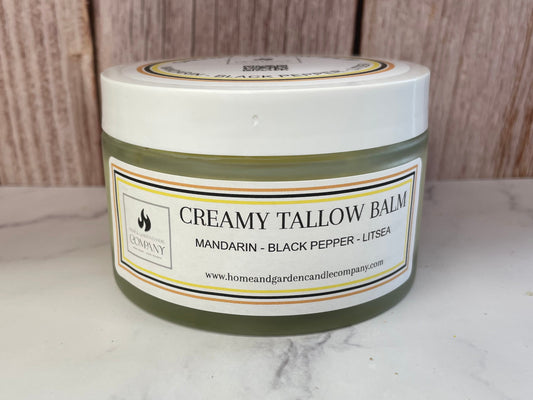 Mandarin, Black Pepper & Litsea Creamy Tallow Balm