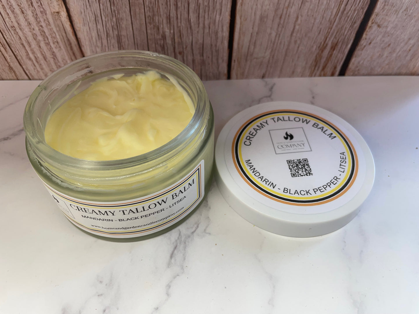 Mandarin, Black Pepper & Litsea Creamy Tallow Balm