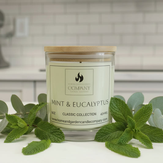 Mint & Eucalyptus Scented Candle