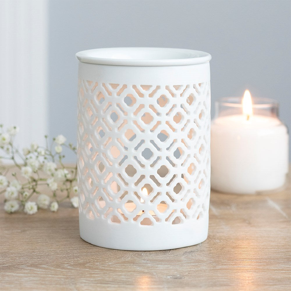Lattice Pattern Wax Melt Burner