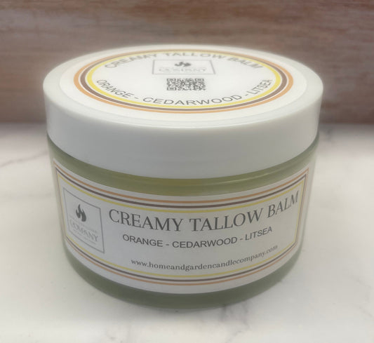 Orange, Cedarwood & Litsea Creamy Tallow Balm