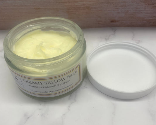 Orange, Cedarwood & Litsea Creamy Tallow Balm
