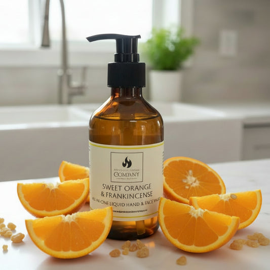 Sweet Orange & Frankincense Hand & Face Liquid Soap