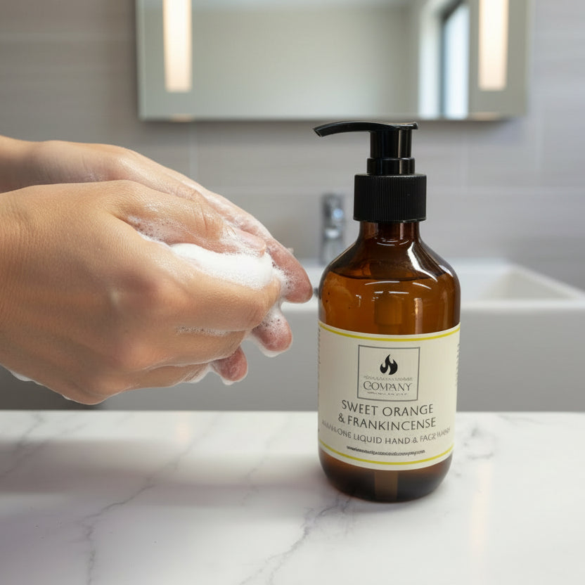Sweet Orange & Frankincense Hand & Face Liquid Soap