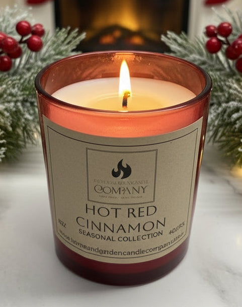 Red Hot Cinnamon Scented Candle