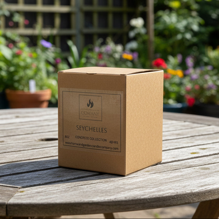 Seychelles Scented Concrete Candle 8oz