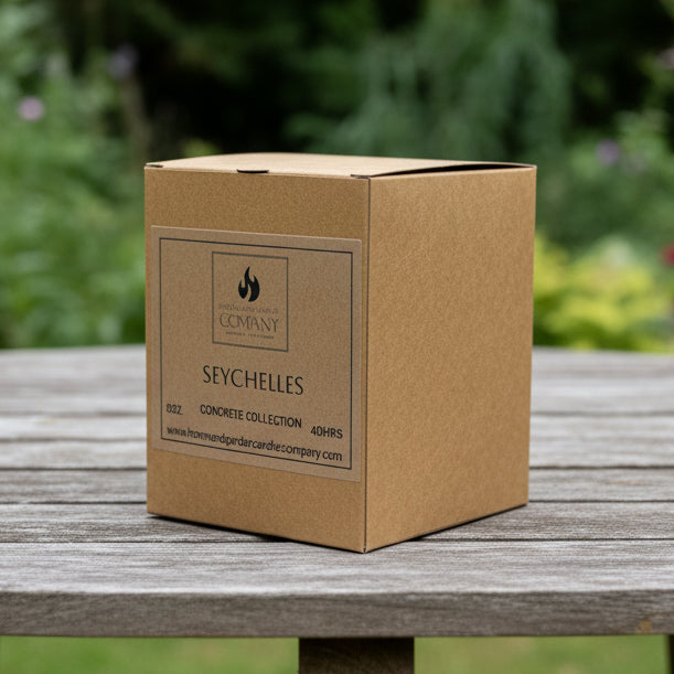 Seychelles Scented Concrete Candle 8oz