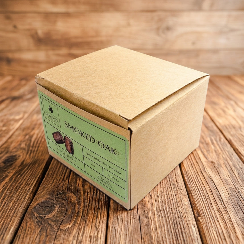 Smoked Oak Scented Tin Candle