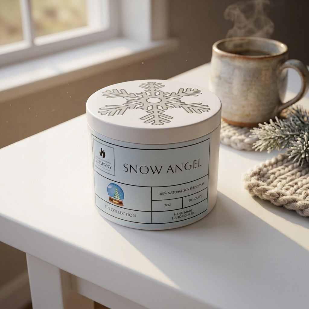 Snow Angel Scented Tin Candle