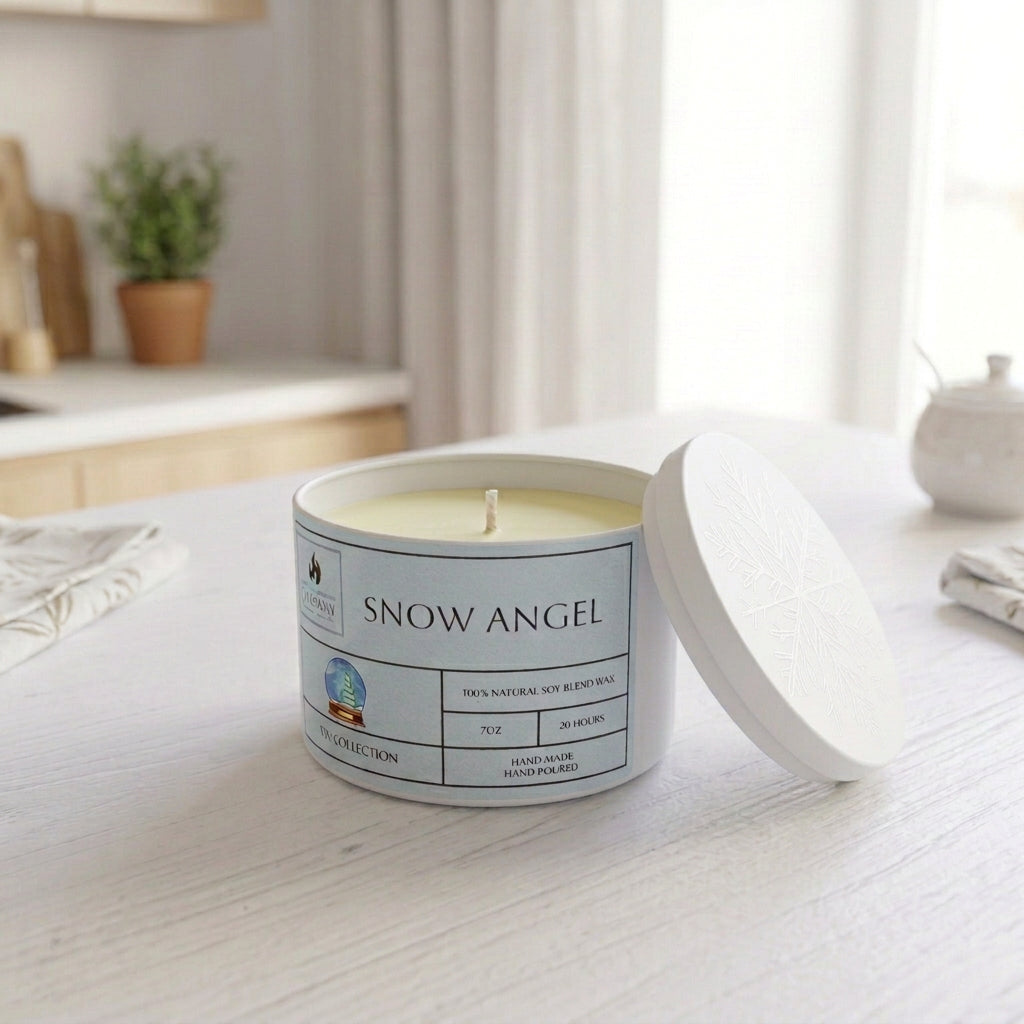 Snow Angel Scented Tin Candle