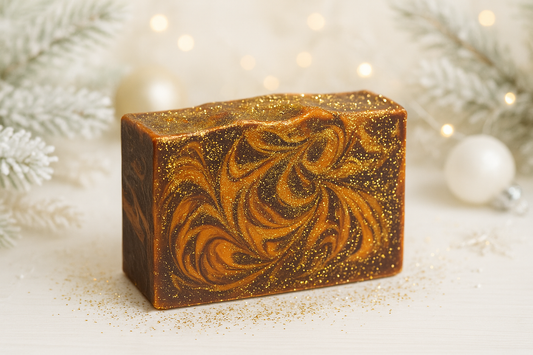 on a lighter christmas background