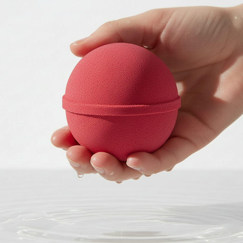 remove ring around middle of bath bomb